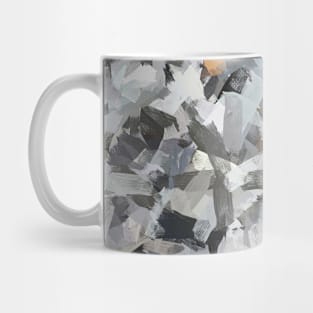 Metal Rain Abstract Painting Mug